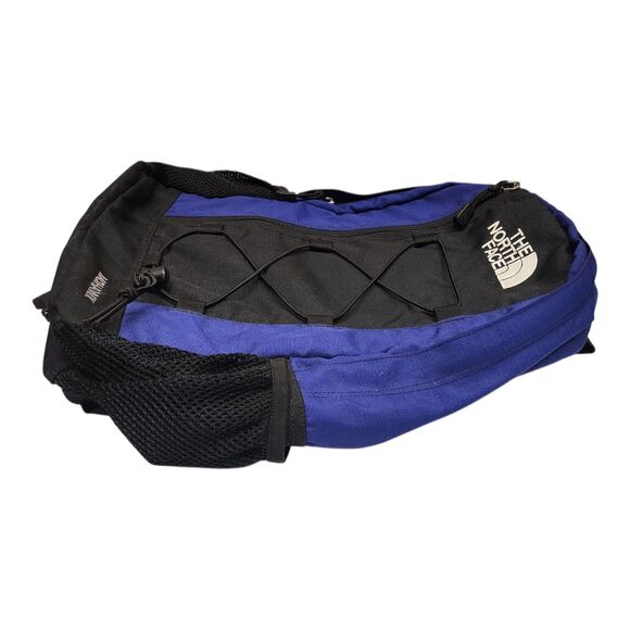 The North Face Backpack Purple Black Mohawk Hiking Day Pack School - Picture 4 of 7